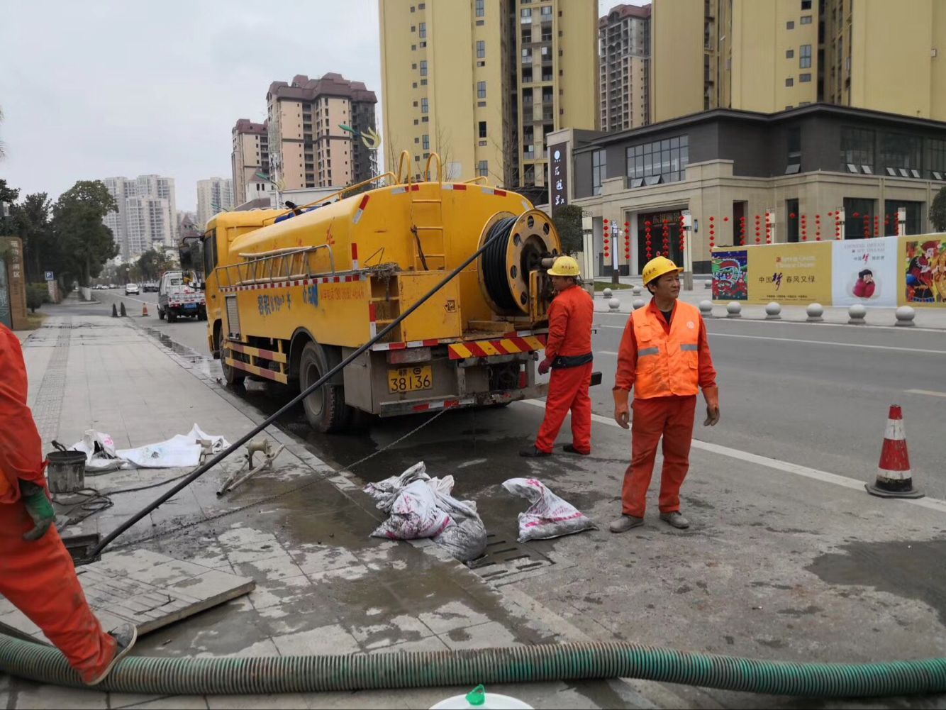 启东排污管道清淤-管道清洗